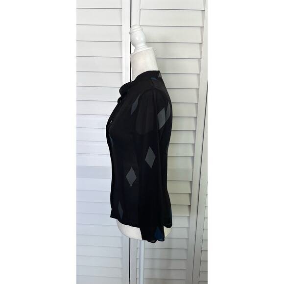 Vintage Finity Studio Silk Blouse - Picture 5 of 9